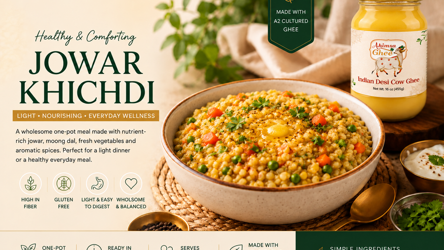 Healthy Jowar Khichdi Recipe For Light & Nourishing Everyday Meals
