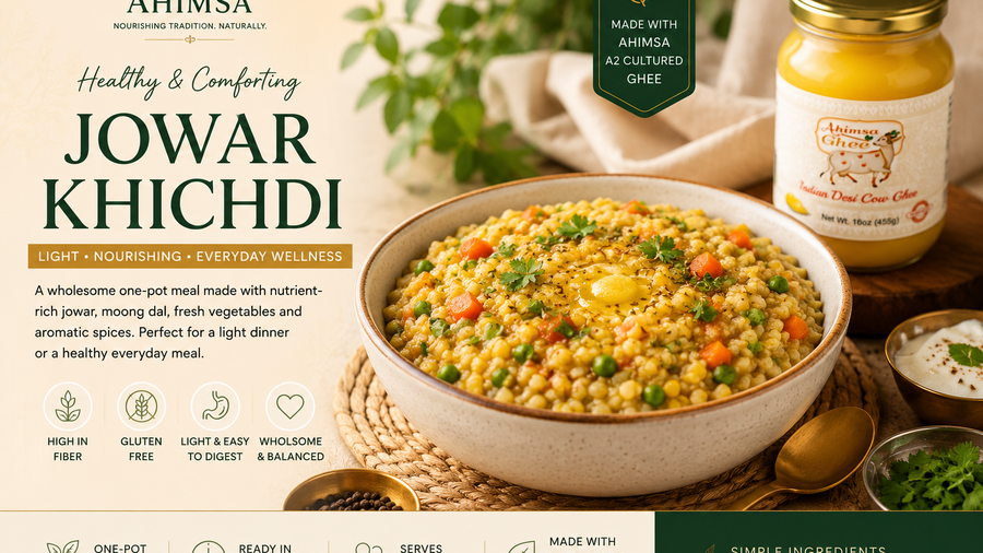 Healthy Jowar Khichdi Recipe For Light & Nourishing Everyday Meals