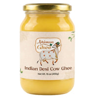 Ahimsa Ghee - Pure Indian Desi Cow A2 Cultured Ghee, 16oz